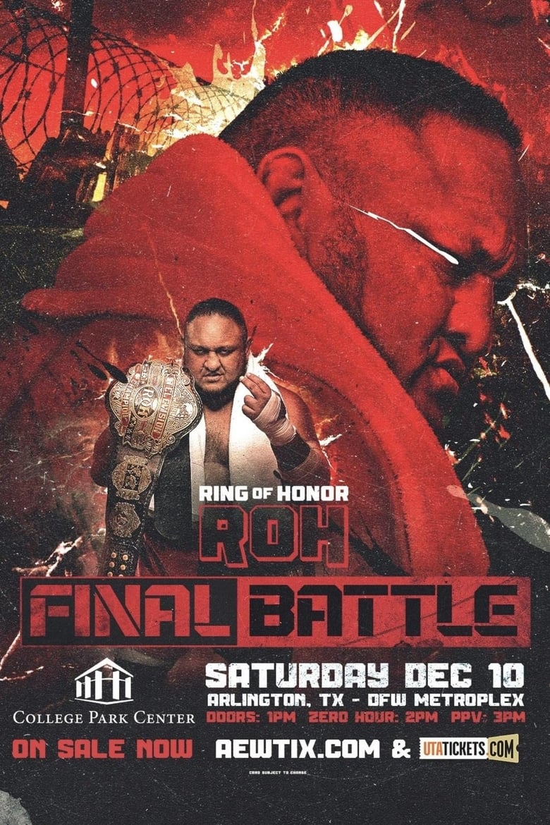 Poster of ROH: Final Battle 2022