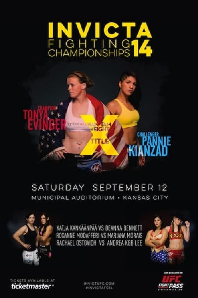 Poster of Invicta FC 14: Evinger vs. Kianzad