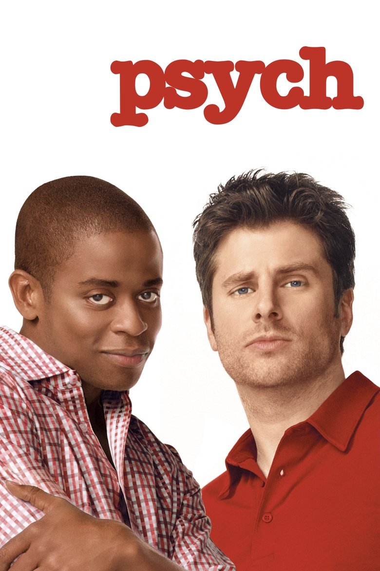 Poster of Cast and Crew in Psych - Any Given Friday Night at 10PM, 9PM Central (Season 3 - Episode 13) - Any Given Friday Night at 10PM, 9PM Central