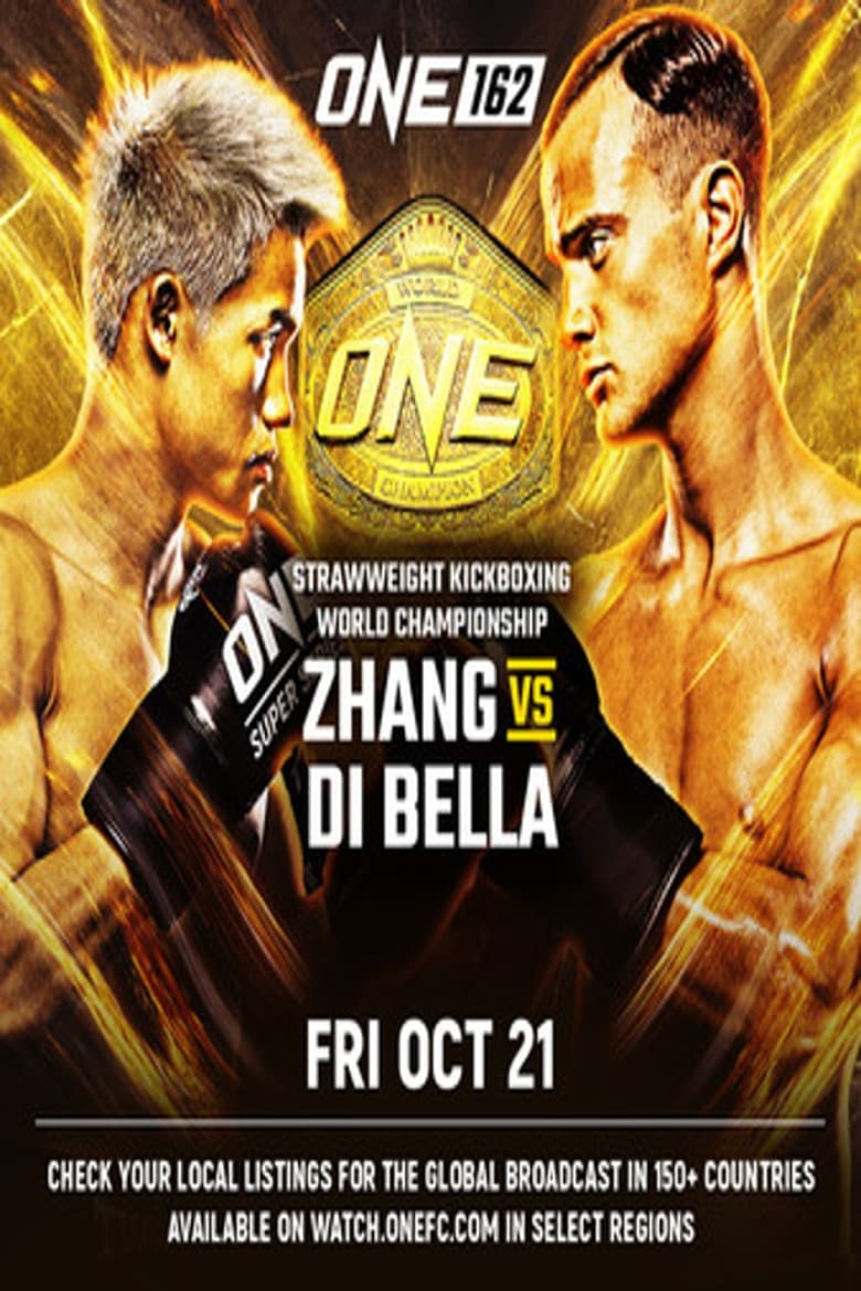 Poster of ONE 162: Zhang vs. Di Bella