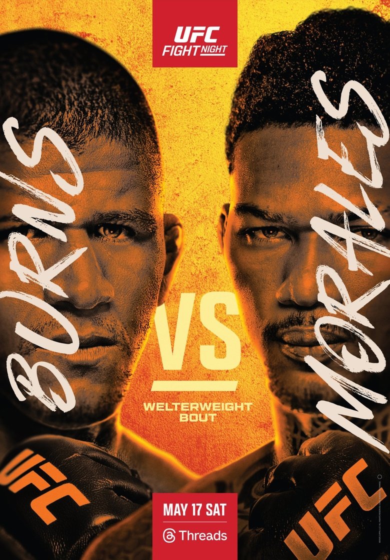 Poster of UFC Fight Night 256: Burns vs. Morales