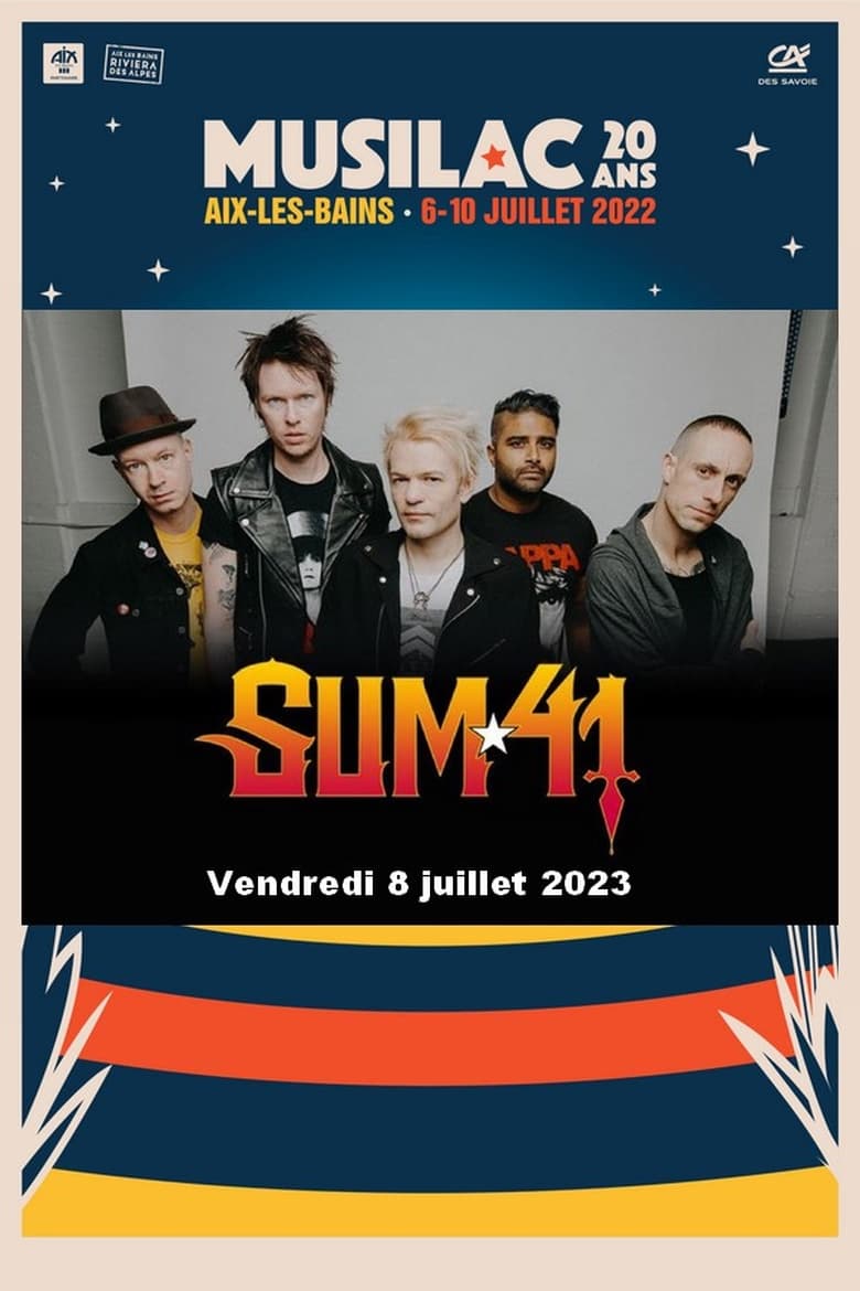 Poster of Sum 41 - Musilac 2022