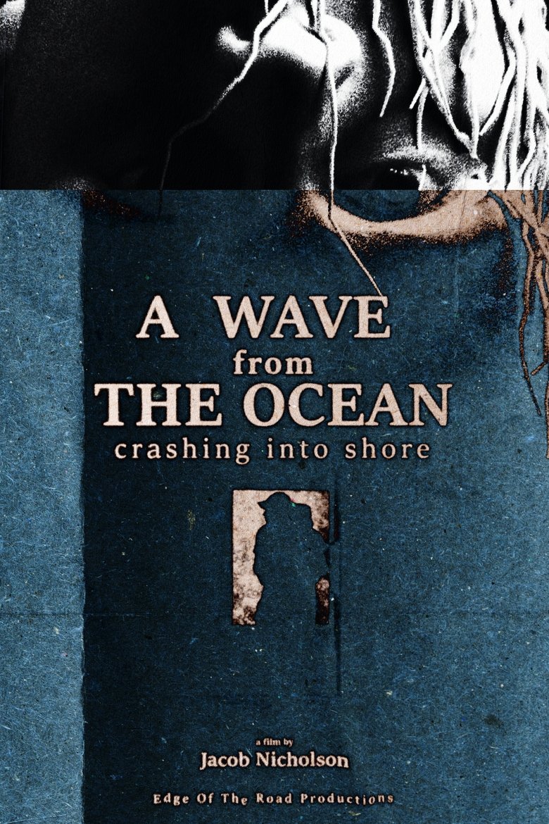 Poster of A Wave From The Ocean Crashing Into the Shore