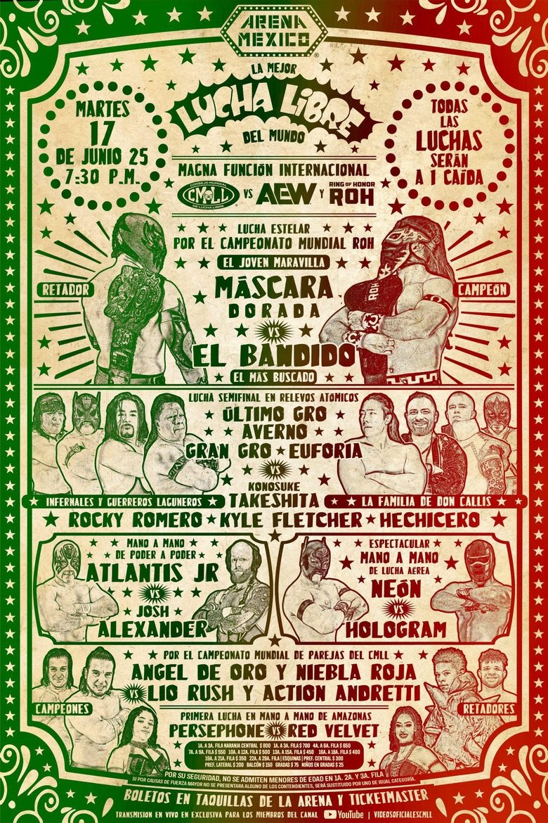 Poster of CMLL Martes Populares - CMLL vs. AEW/ROH
