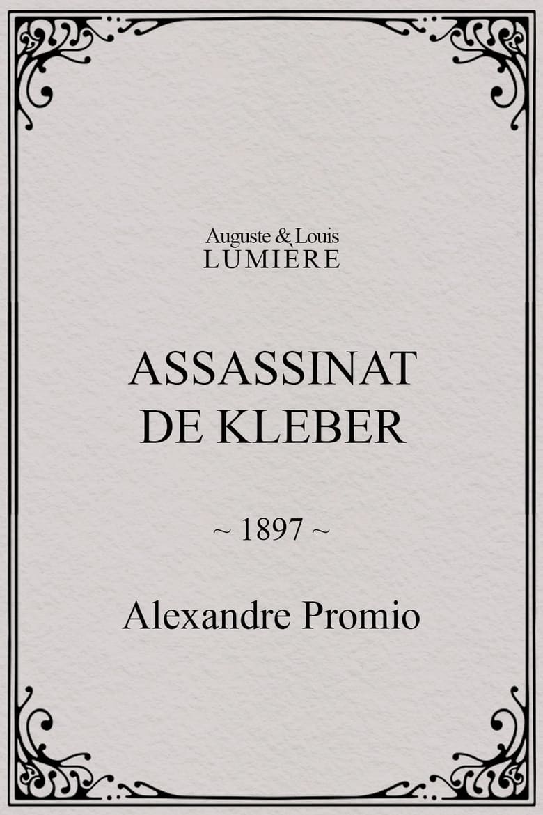 Poster of Assassinat de Kleber