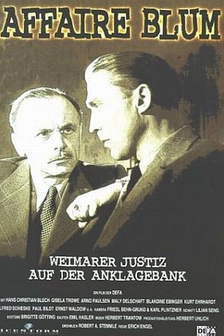 Poster of Affäre Blum