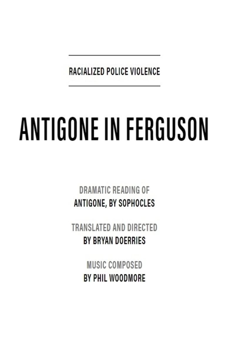 Poster of Antigone in Ferguson