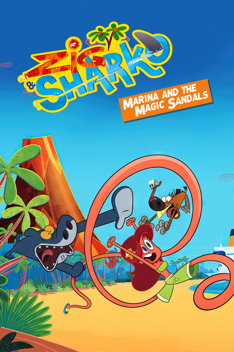 Poster of Cast and Crew in Zig And Sharko - Season 4 - Episode 22 - The Slide Trail