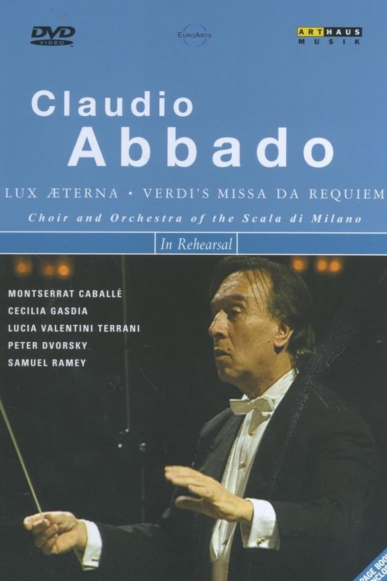 Poster of Claudio Abbado in Rehearsal: Verdi: Missa Da Requiem