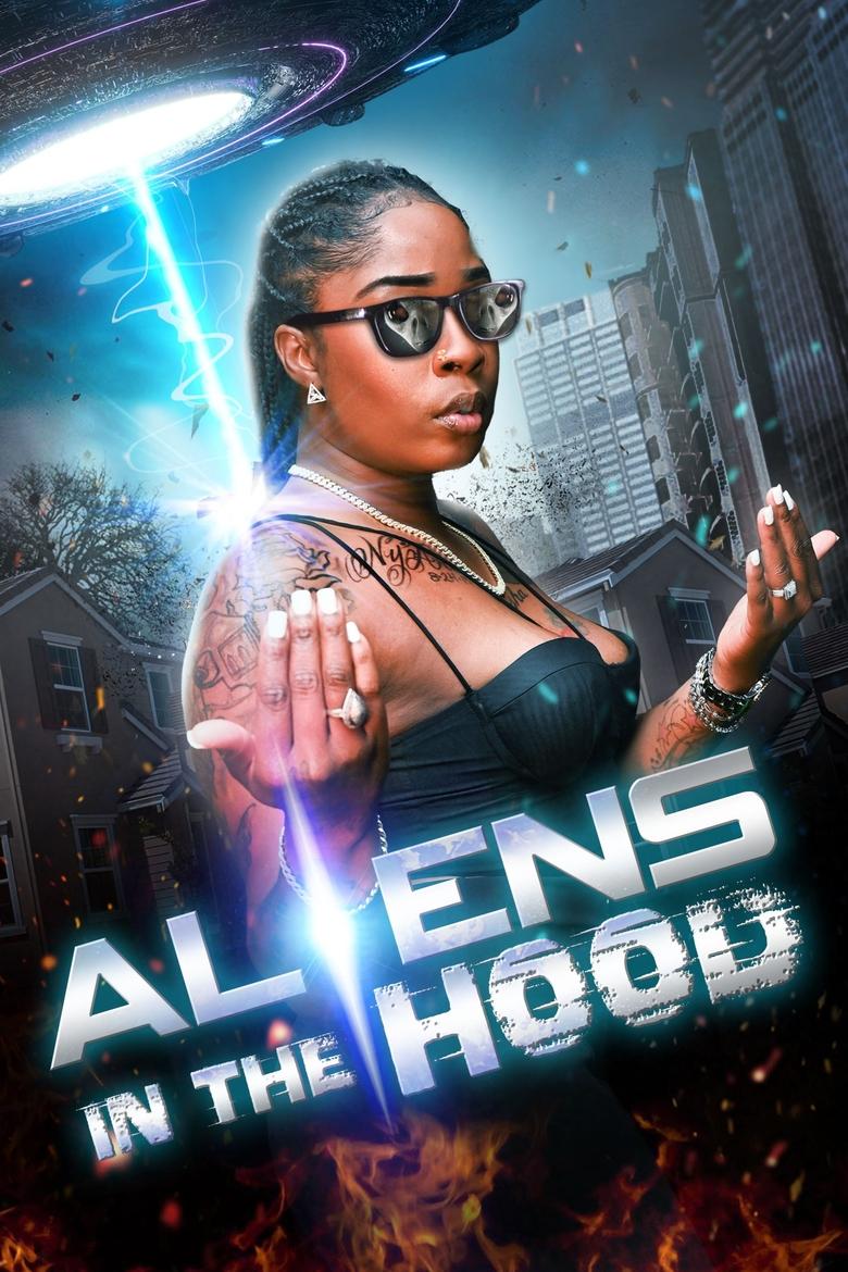 Poster of Aliens in the Hood