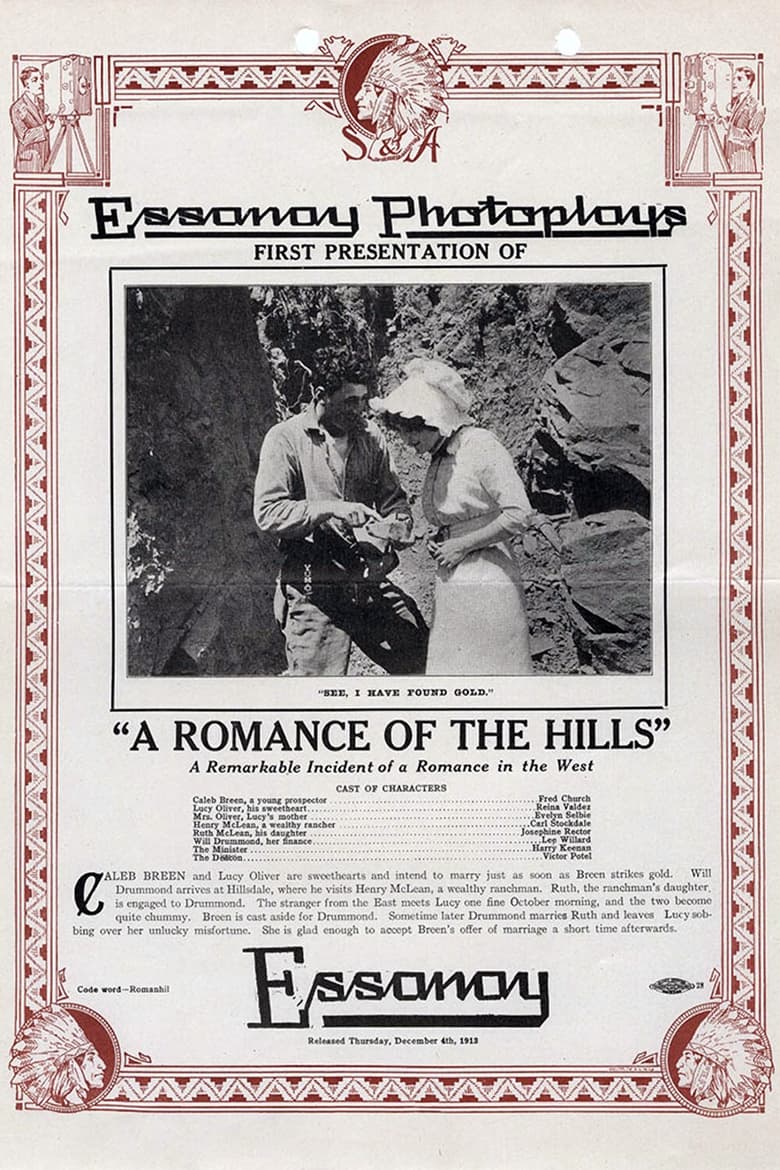 Poster of A Romance of the Hills