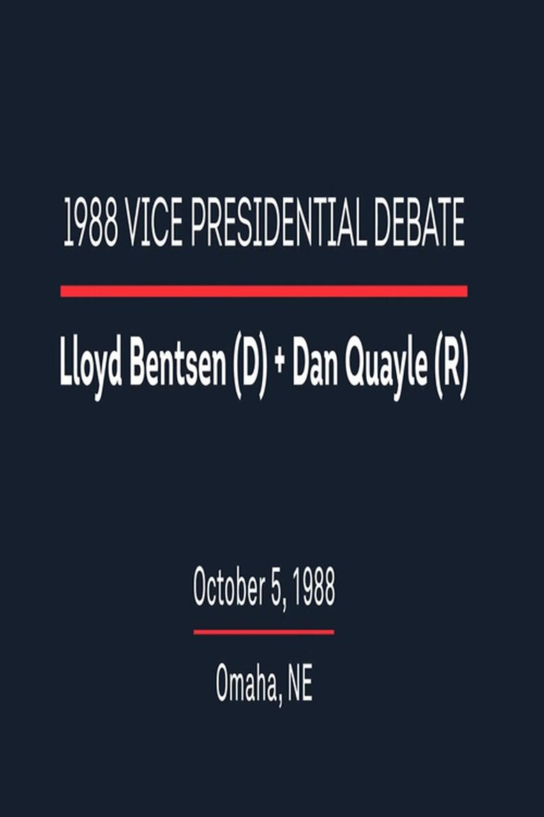 Poster of 1988 Vice Presidential Debate