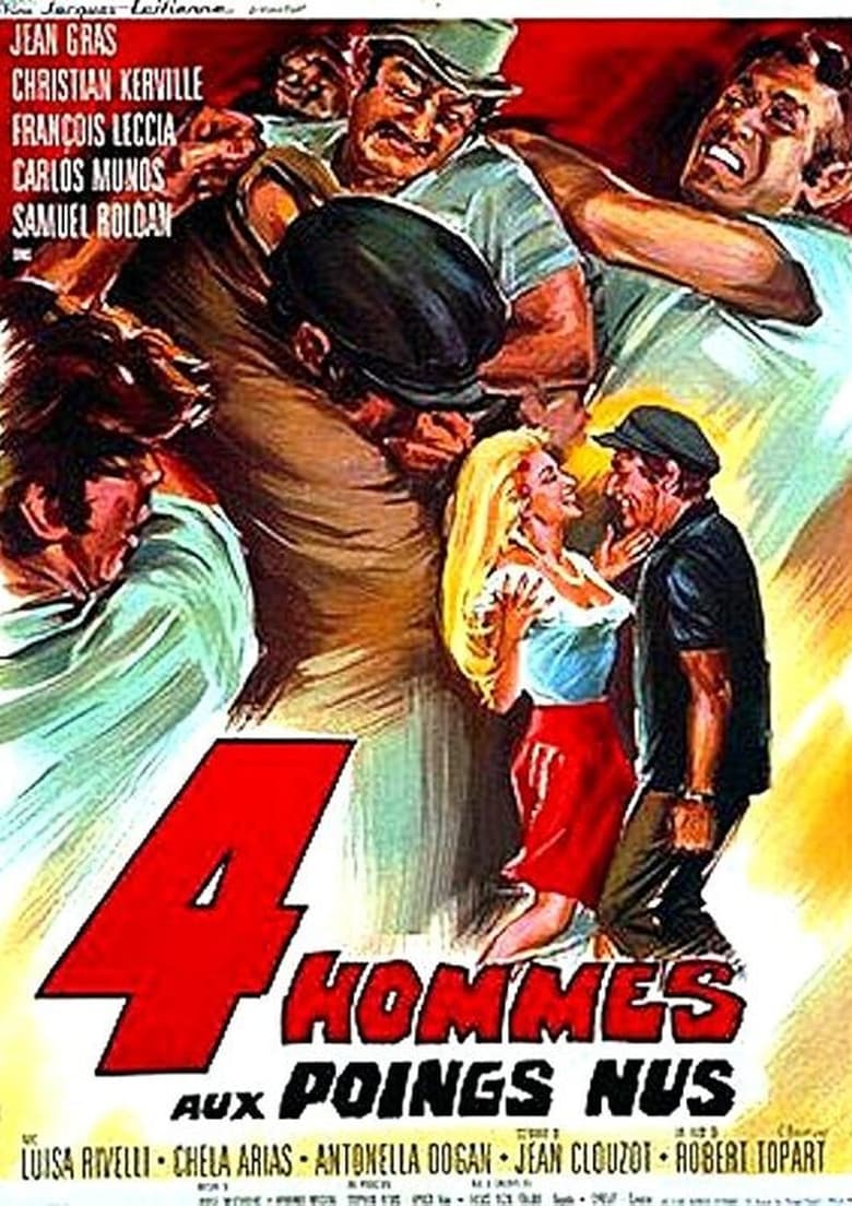 Poster of Quatre hommes aux poings nus