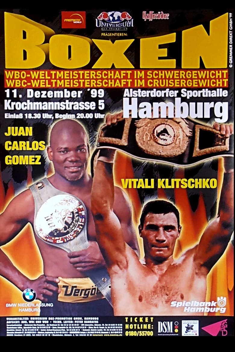 Poster of Vitali Klitschko vs. Juan Carlos Gomez