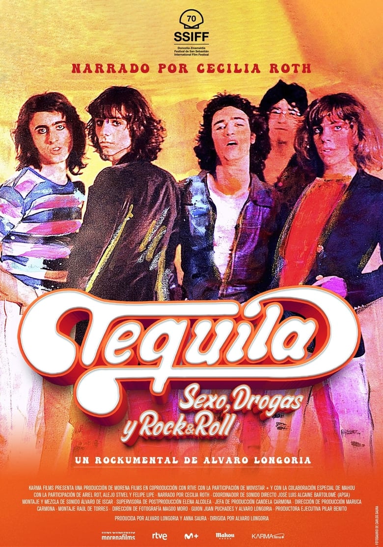 Poster of Tequila. Sex, Drugs and Rock and Roll