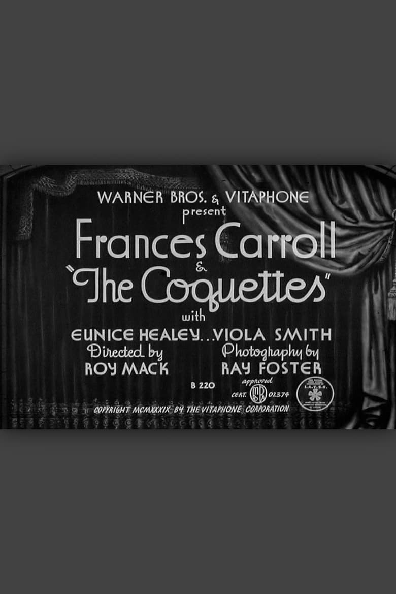 Poster of Frances Carroll & 'The Coquettes'