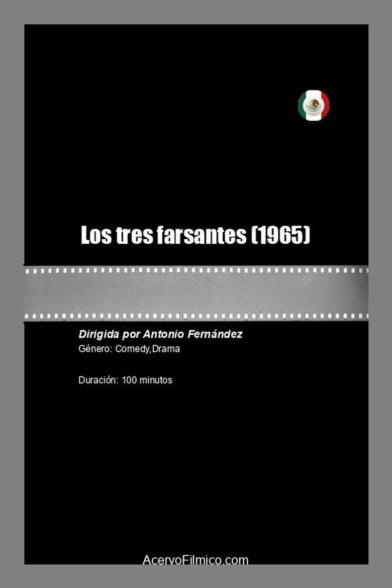 Poster of Los tres farsantes