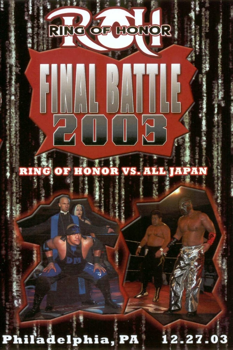 Poster of ROH: Final Battle 2003