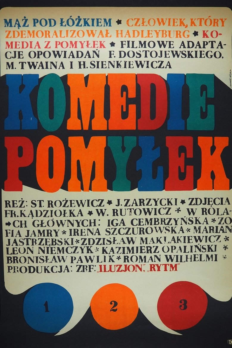 Poster of Komedie pomyłek