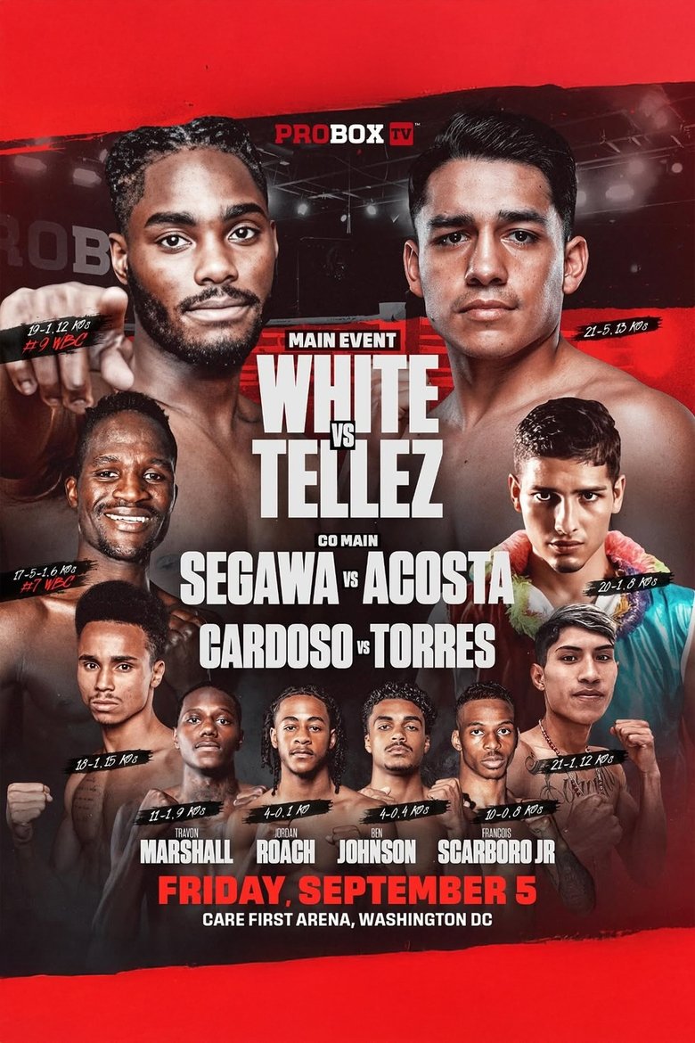 Poster of Jordan White vs. Rene Tellez Giron