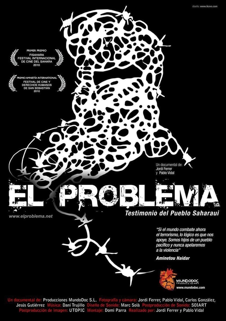 Poster of El problema, Testimonio del pueblo Saharaui