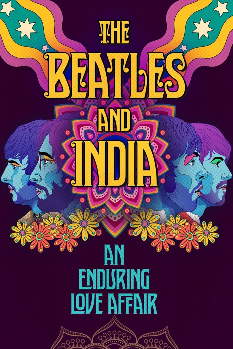 Poster of The Beatles and India