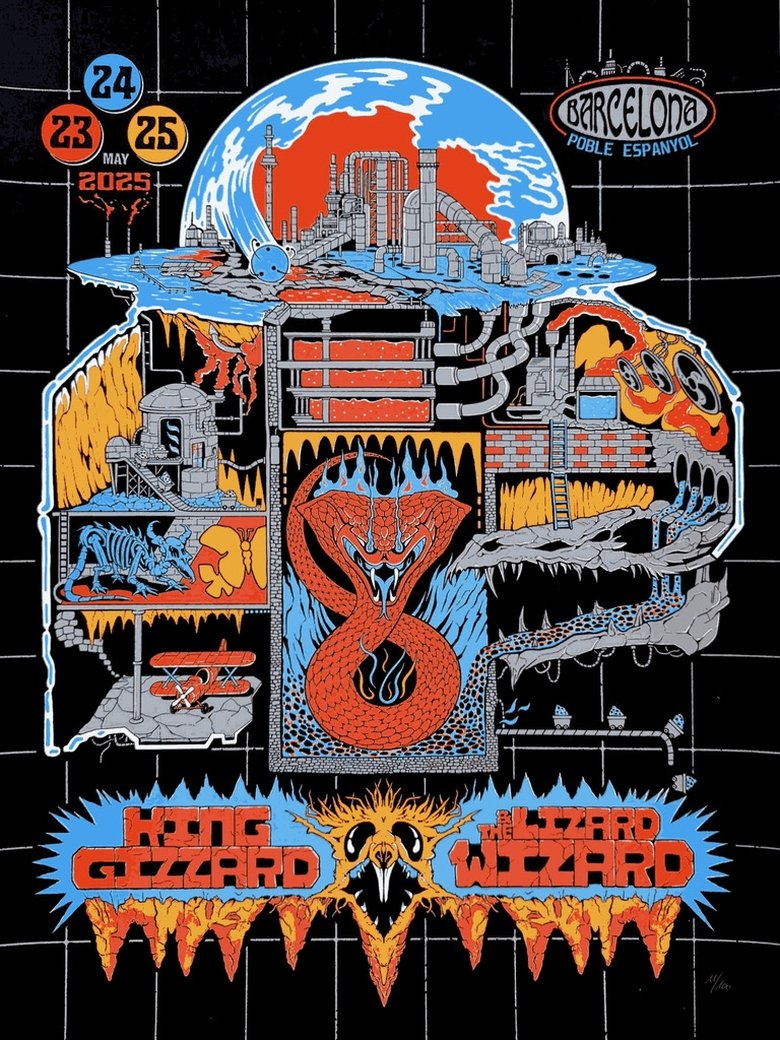 Poster of King Gizzard & The Lizard Wizard - Live in Barcelona '25 (Night 3)