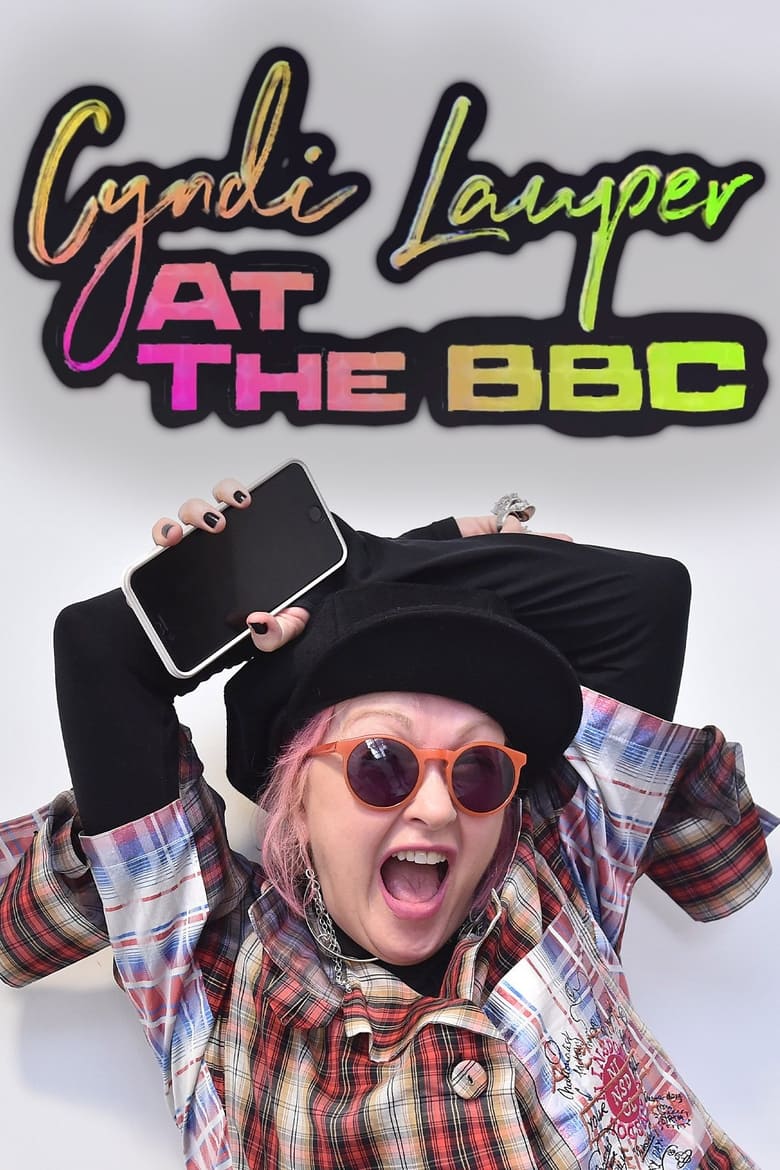 Poster of Cyndi Lauper at the BBC