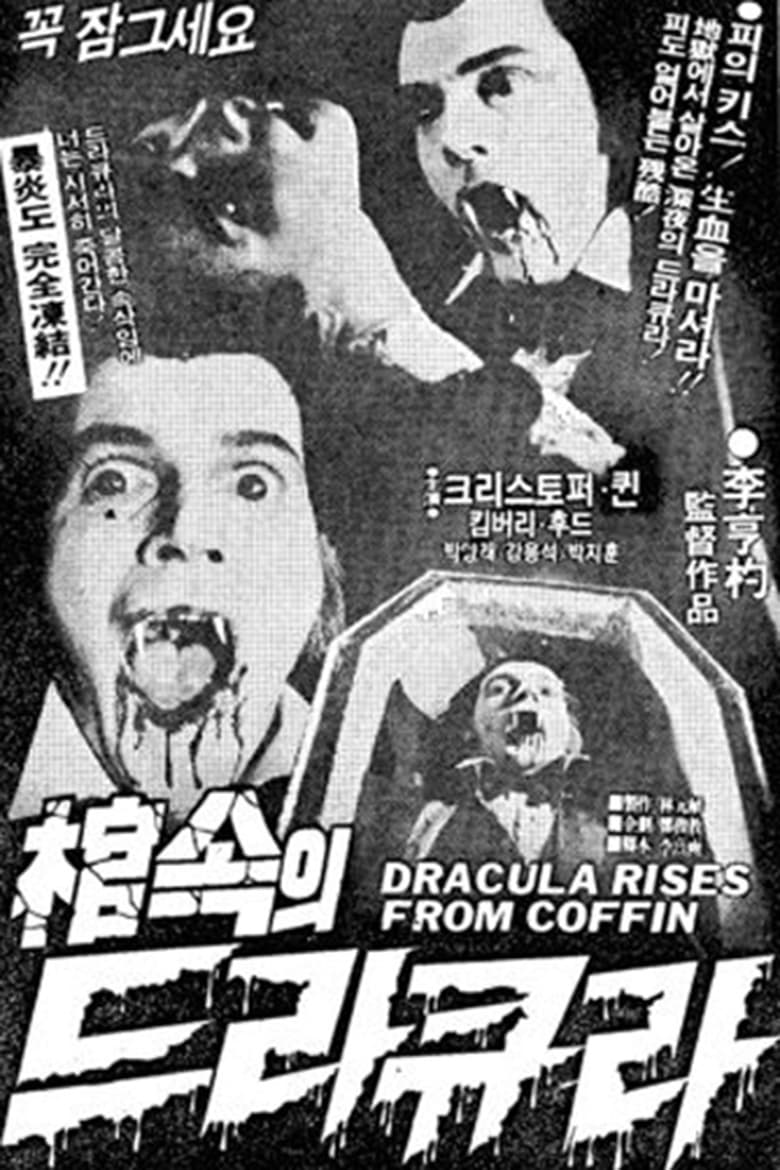 Poster of Dracula Rises from Coffin