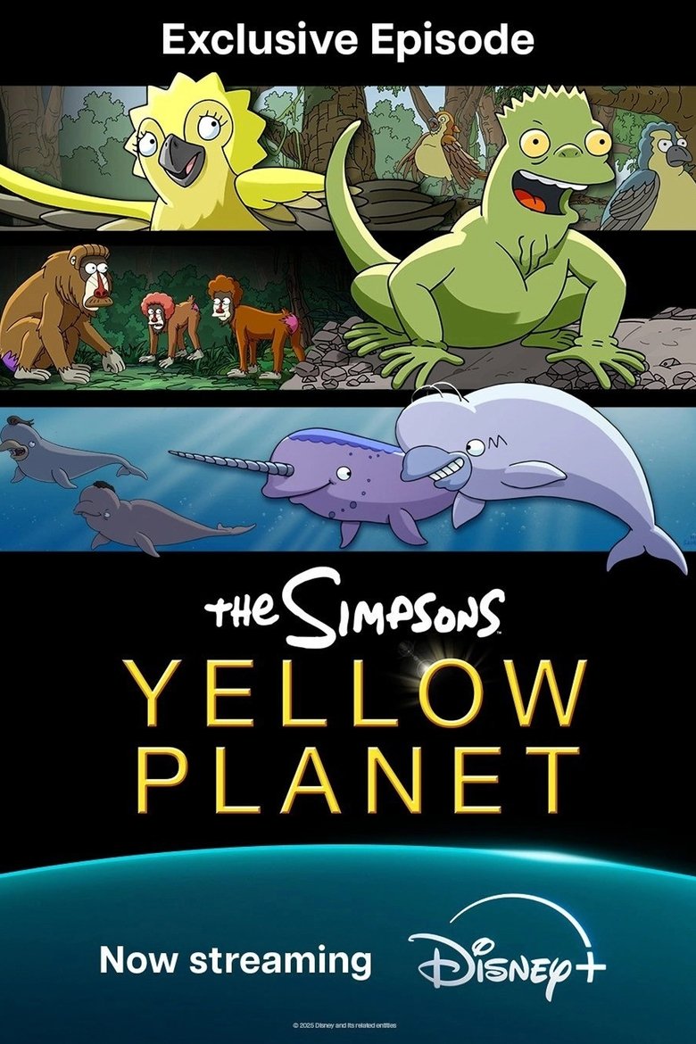 Poster of The Simpsons: Yellow Planet