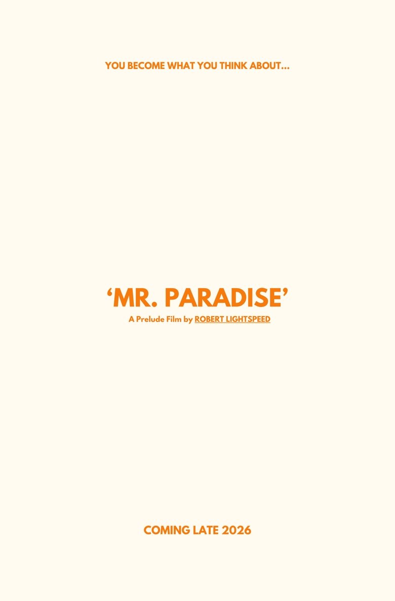 Poster of 'Mr. Paradise'