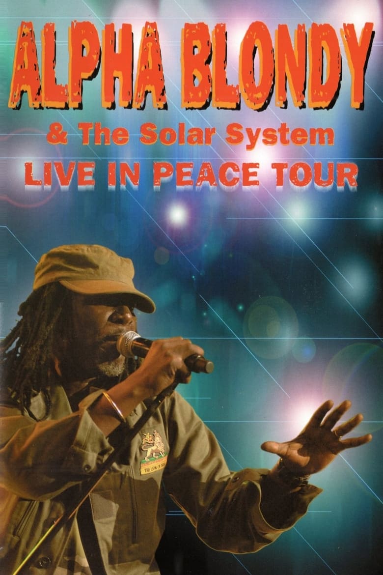 Poster of Alpha Blondy & The Solar System - Live in peace tour