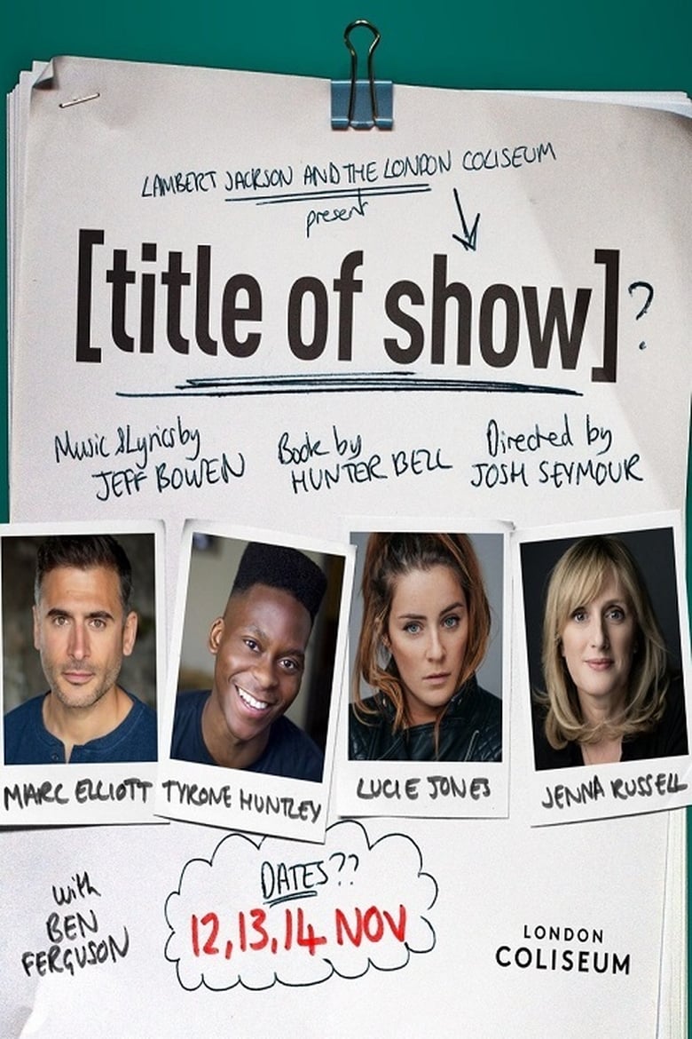 Poster of [title of show]