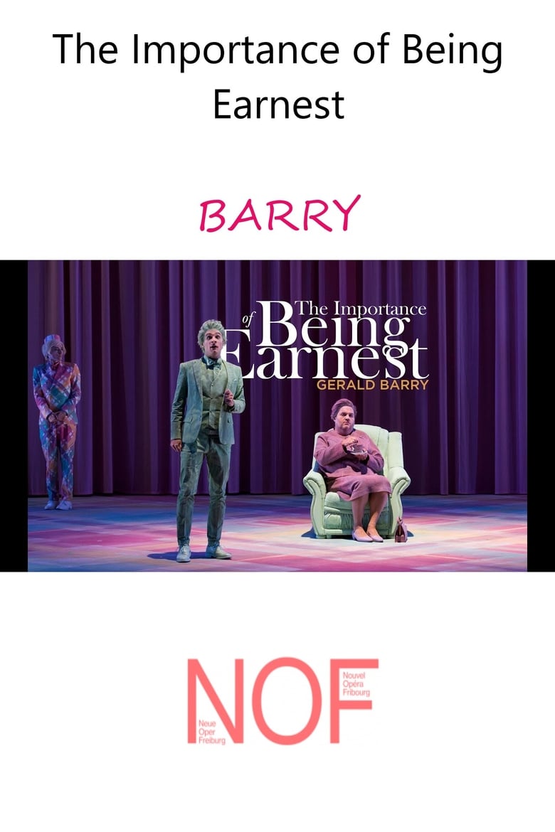 Poster of The Importance of Being Earnest - BARRY