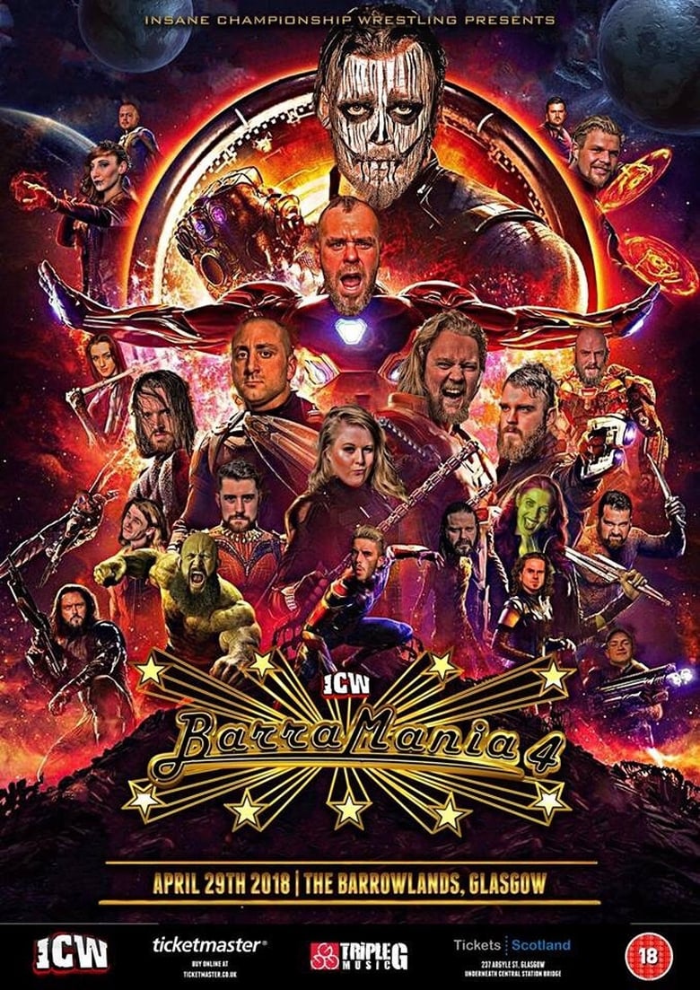 Poster of ICW BarraMania 4