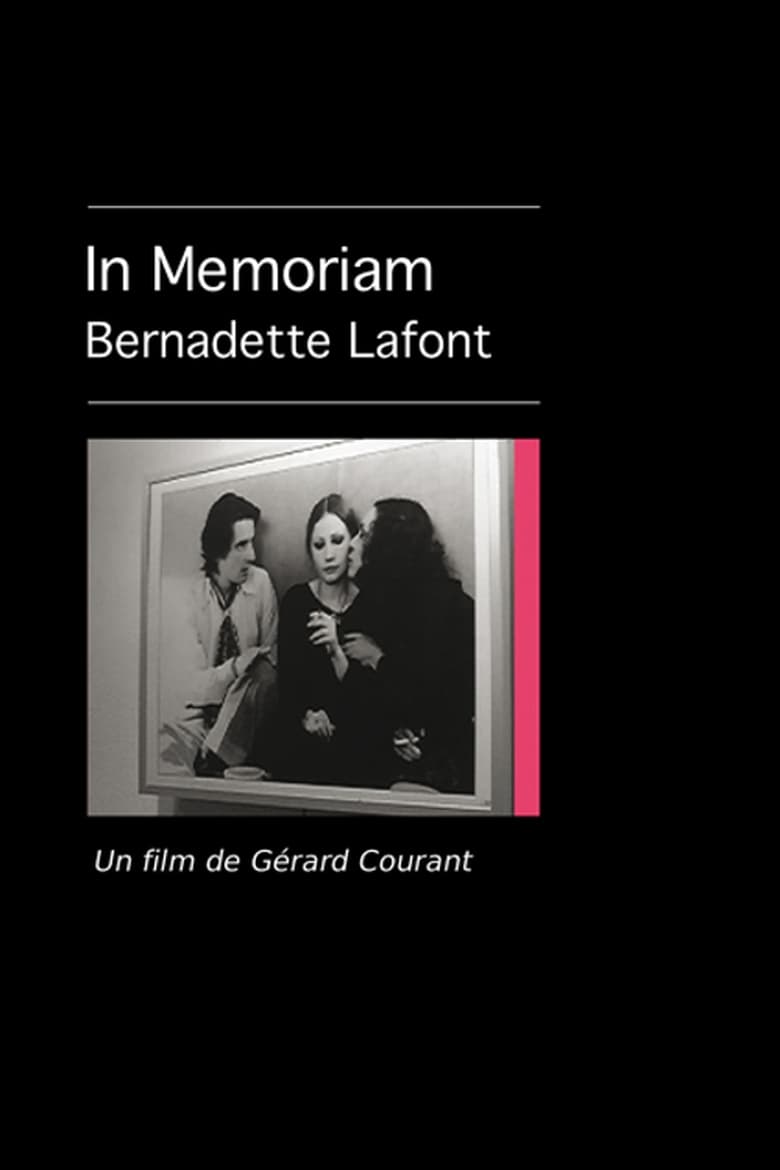 Poster of In Memoriam Bernadette Lafont