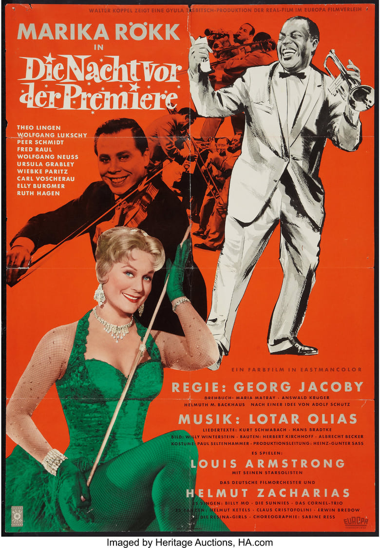 Poster of Die Nacht vor der Premiere