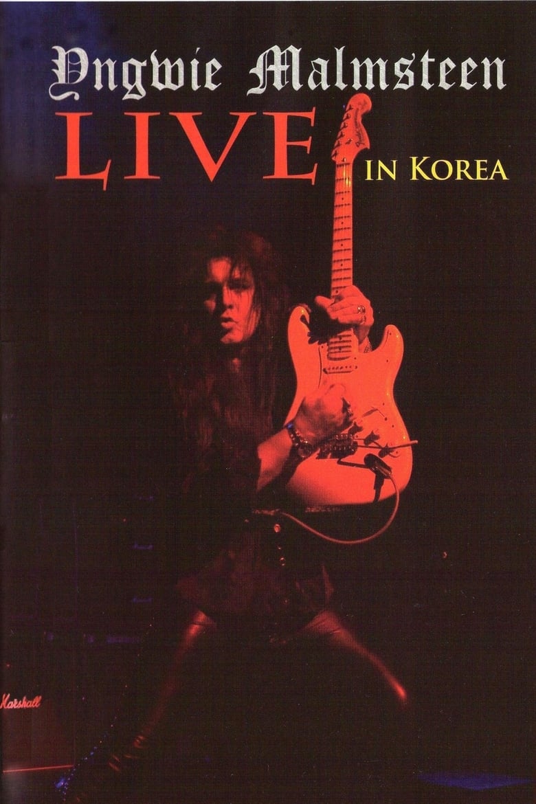 Poster of Yngwie Malmsteen: Live in Korea