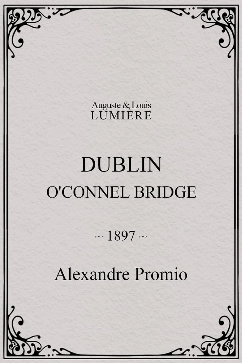 Poster of Dublin, O'Connel Bridge