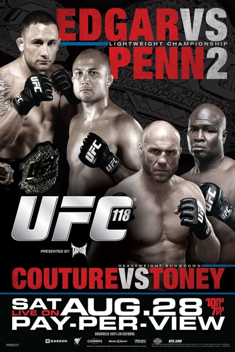 Poster of UFC 118: Edgar vs. Penn 2