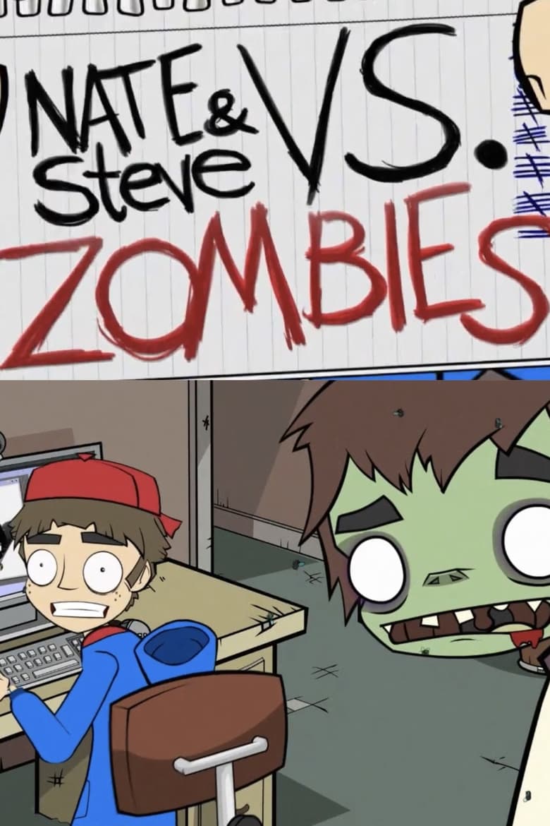 Poster of Nate and Steve vs. Zombies