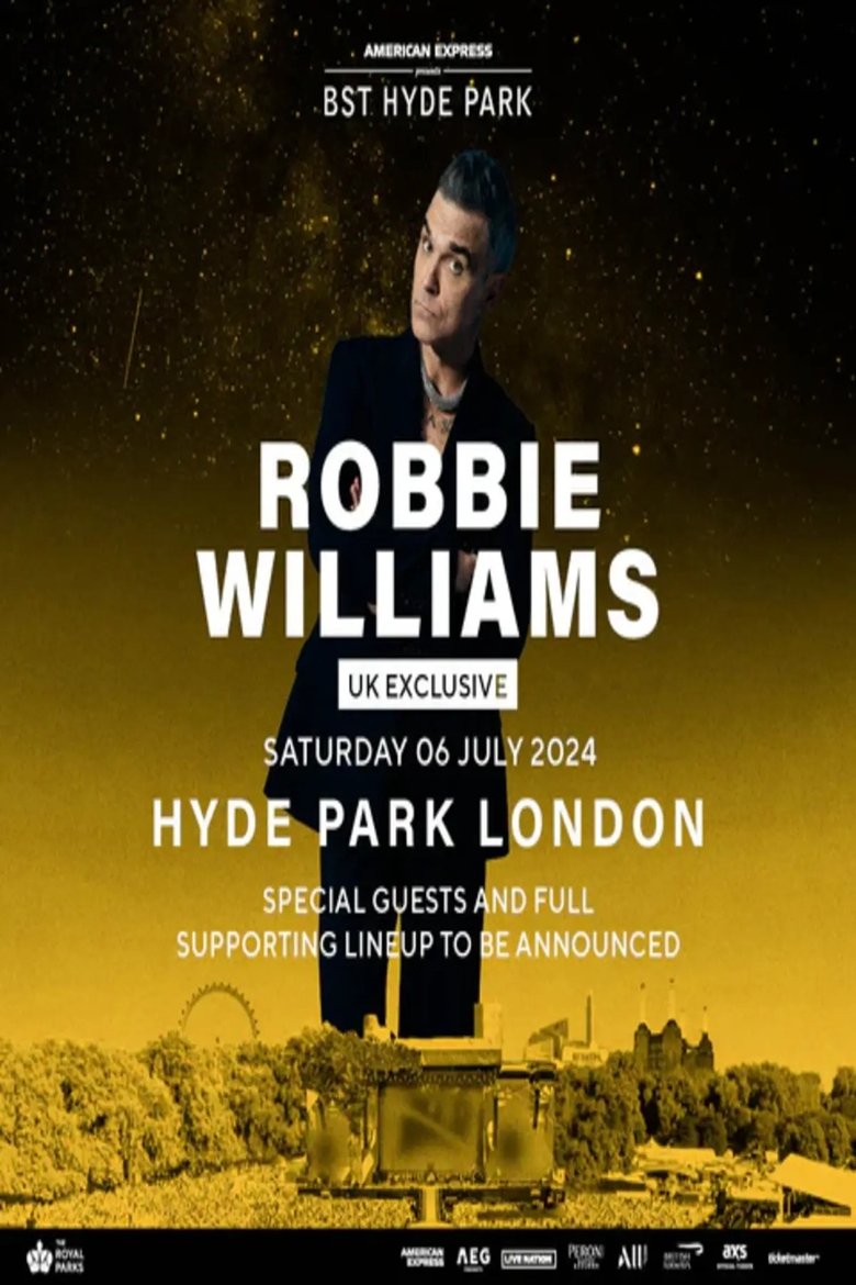 Poster of Robbie Williams - Live @ BST Hyde Park London