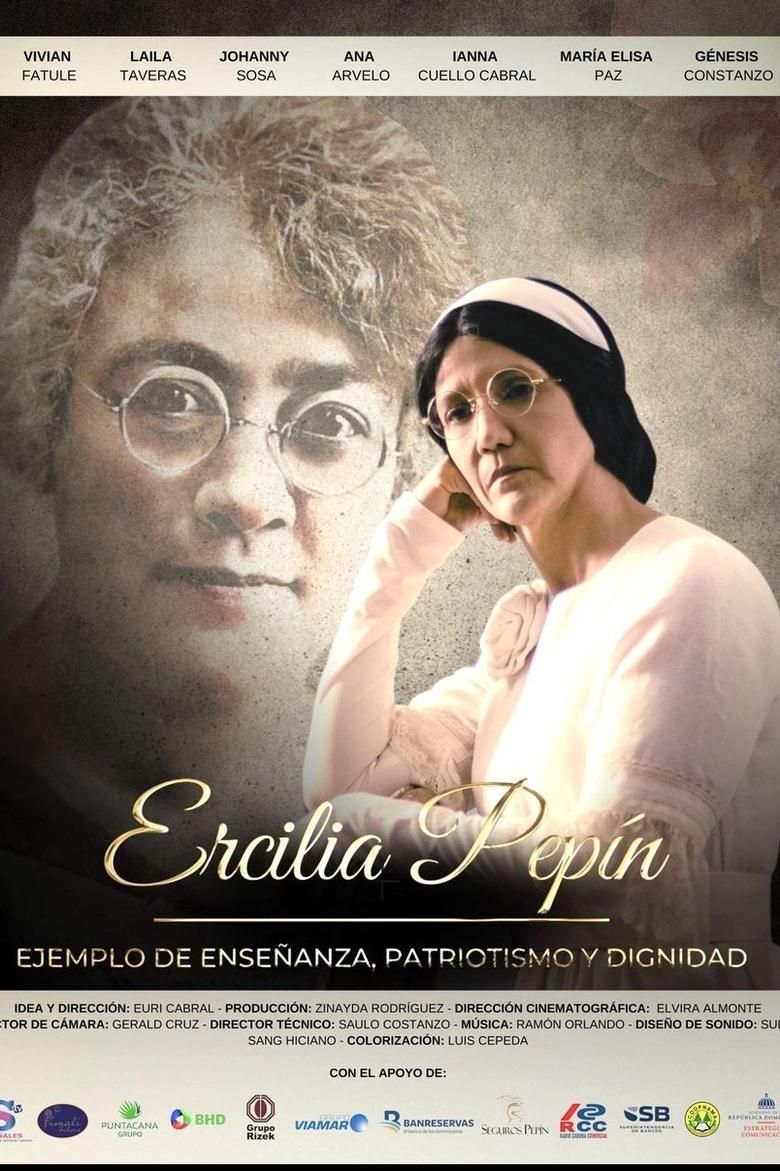 Poster of Ercilia Pepín: ejemplo de enseñanza, patriotismo y dignidad