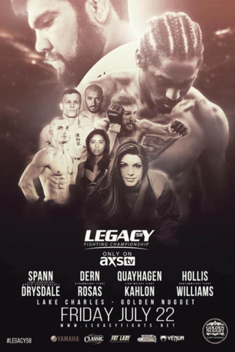 Poster of Legacy Fighting Championship 58: Spann vs. Drysdale