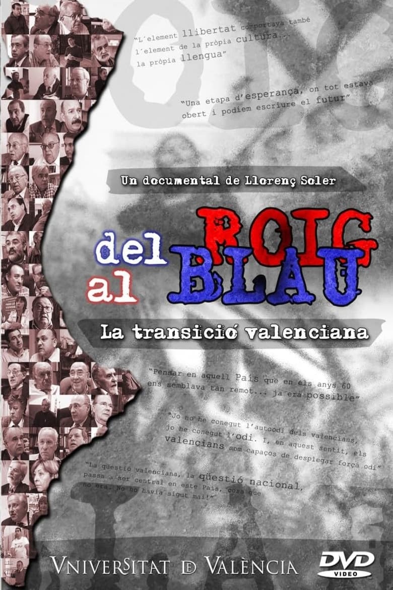 Poster of Del roig al blau (La transició valenciana)