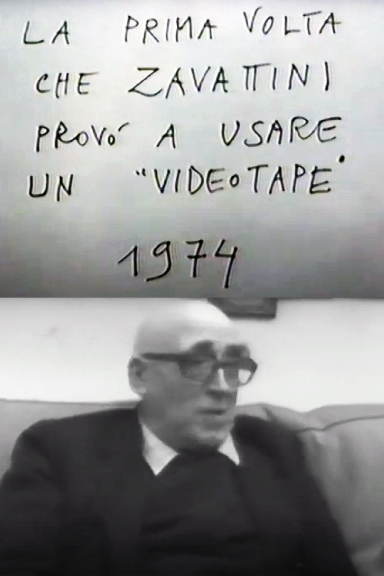 Poster of La prima volta che Zavattini provò ad usare un videotape