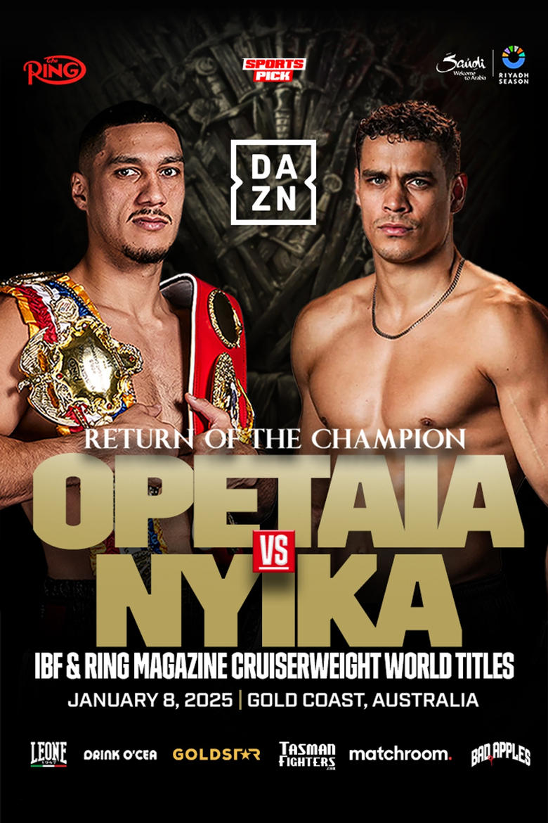 Poster of Jai Opetaia vs. David Nyika