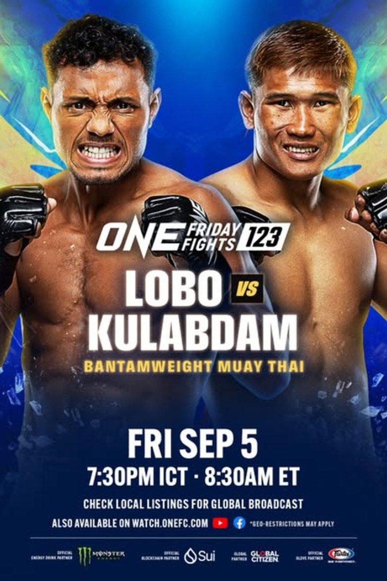 Poster of ONE Friday Fights 123: Lobo vs. Kulabdam