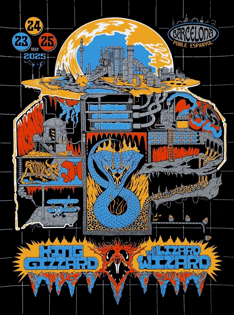 Poster of King Gizzard & The Lizard Wizard - Live in Barcelona '25 (Night 2)