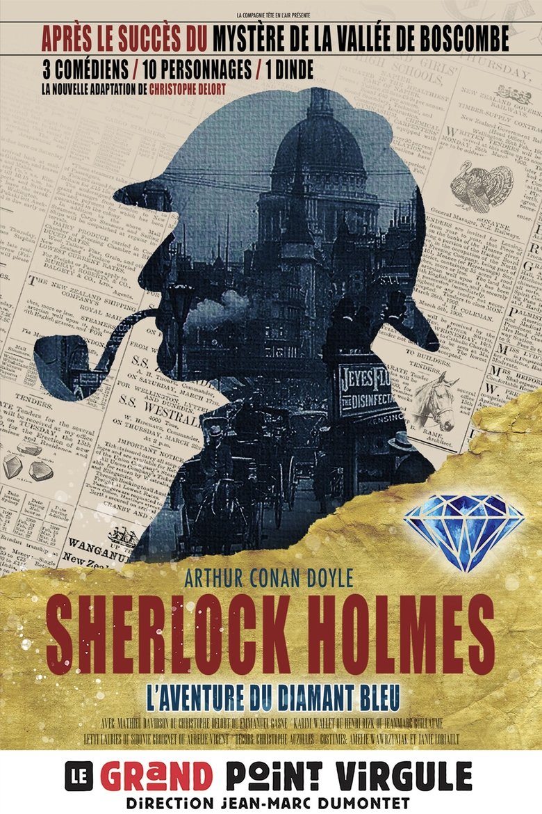 Poster of Sherlock Holmes et l'Aventure du Diamant Bleu